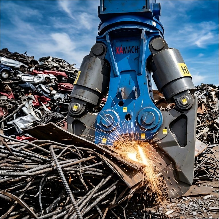 HX290 Heavy-Duty Shear 20–35T · Large Demolition · Heavy Scrap