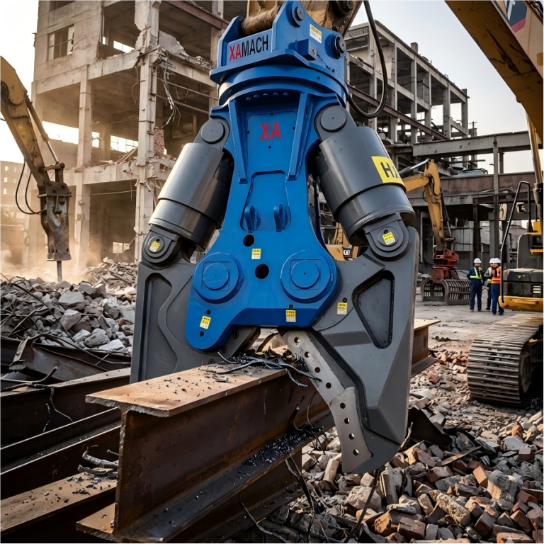 HX300 Enhanced Shear 20–35T · Mega Demolition · Shipbreaking